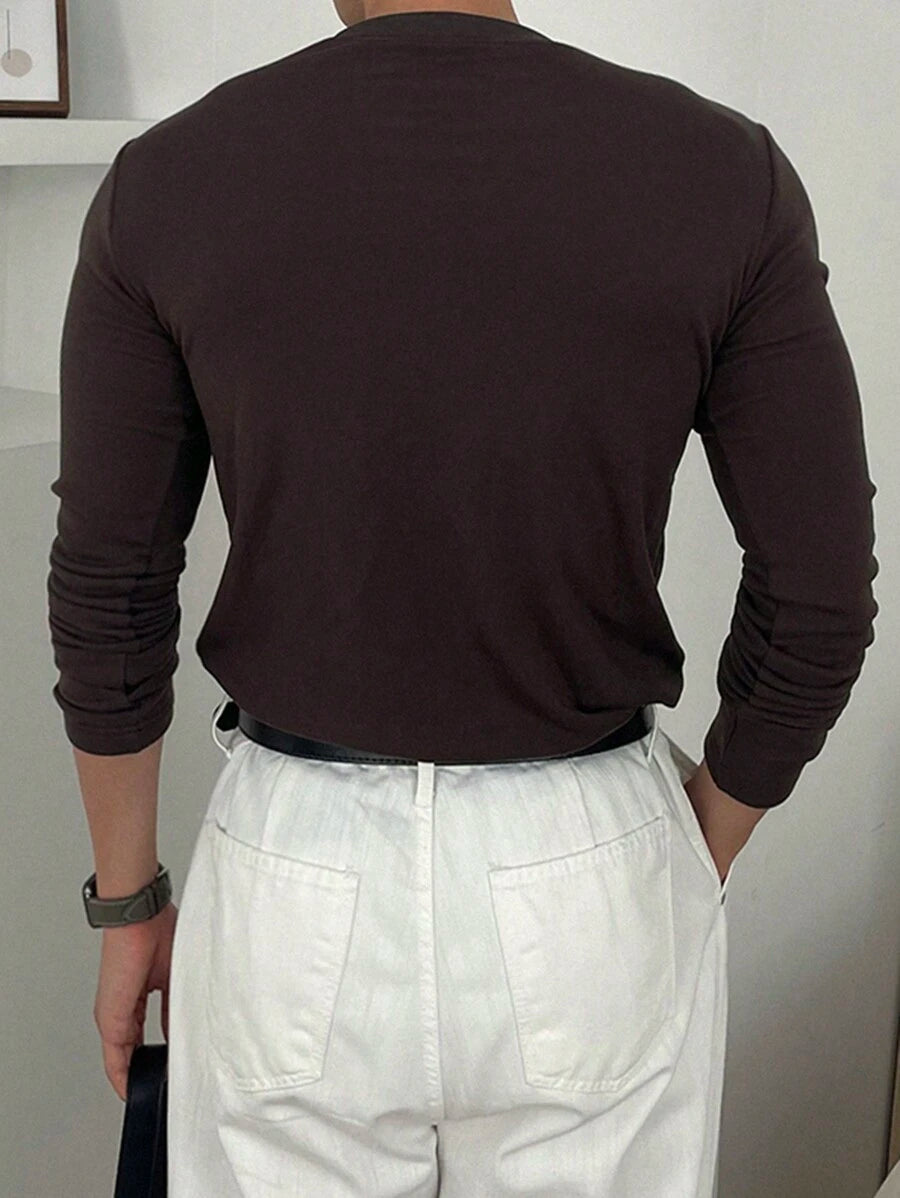 The Archer Brushed Knit Long Sleeve