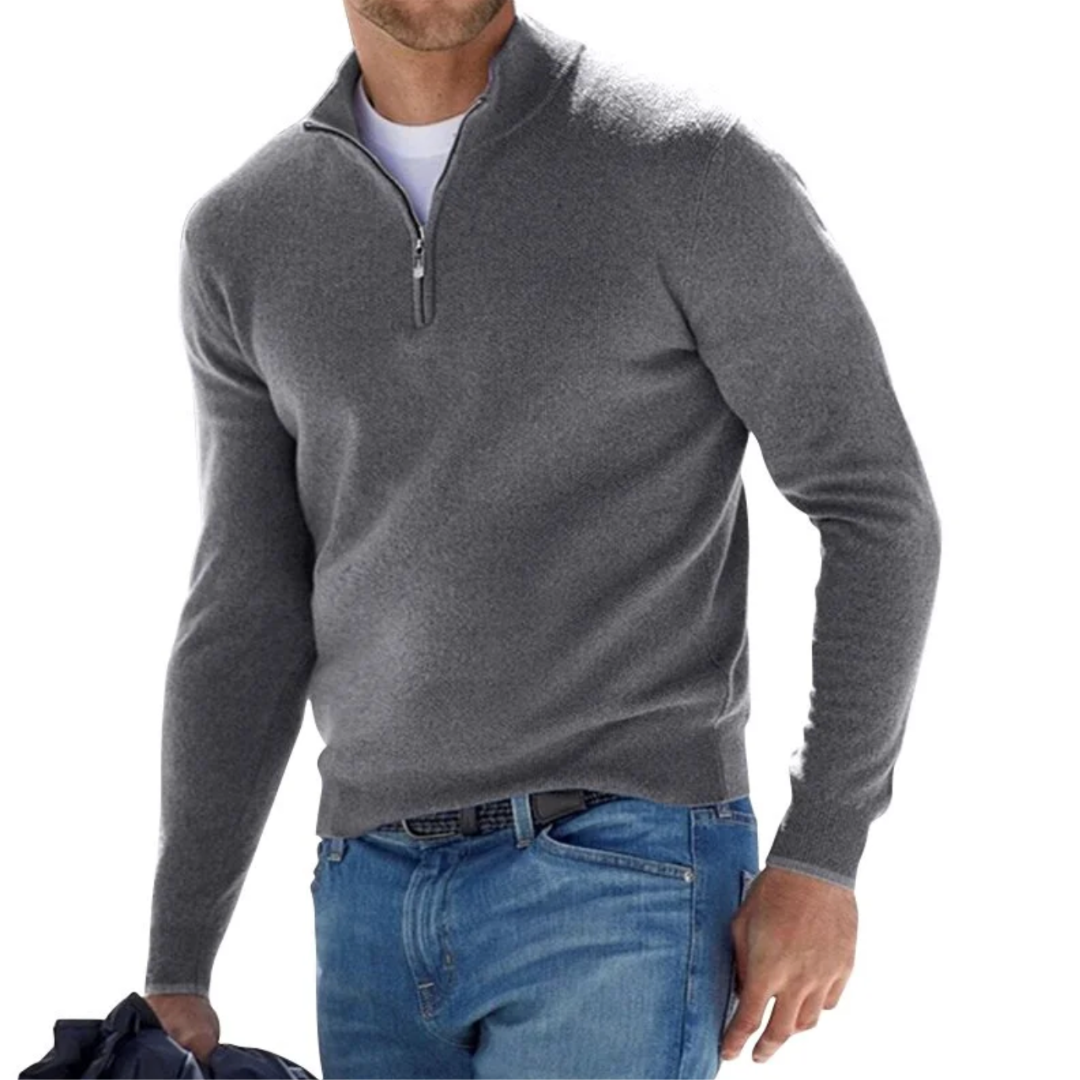 Janic - halve zip sweater