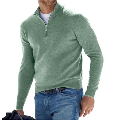 Janic - halve zip sweater