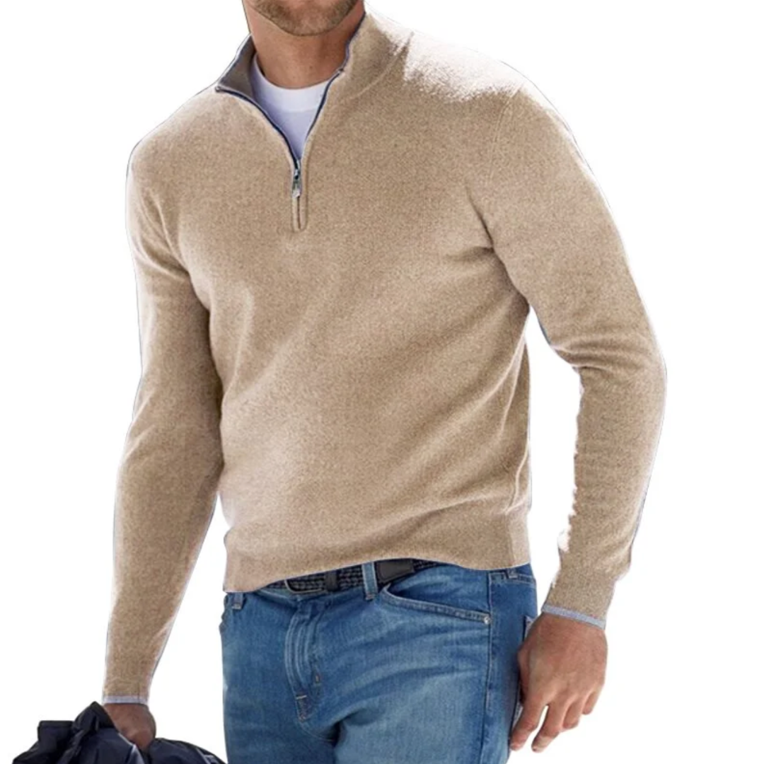 Janic - halve zip sweater