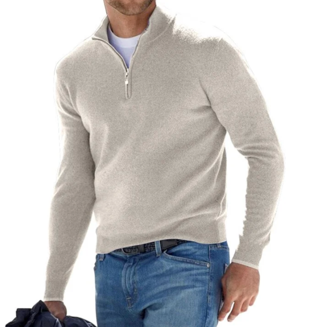 Janic - halve zip sweater
