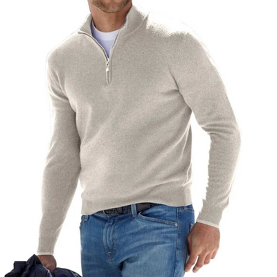 Janic - halve zip sweater