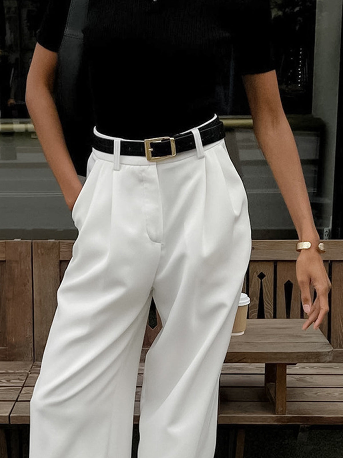 Aveline | Tailored Wide-Leg Trousers