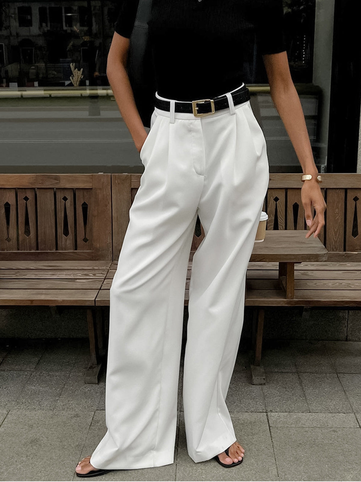 Aveline | Tailored Wide-Leg Trousers