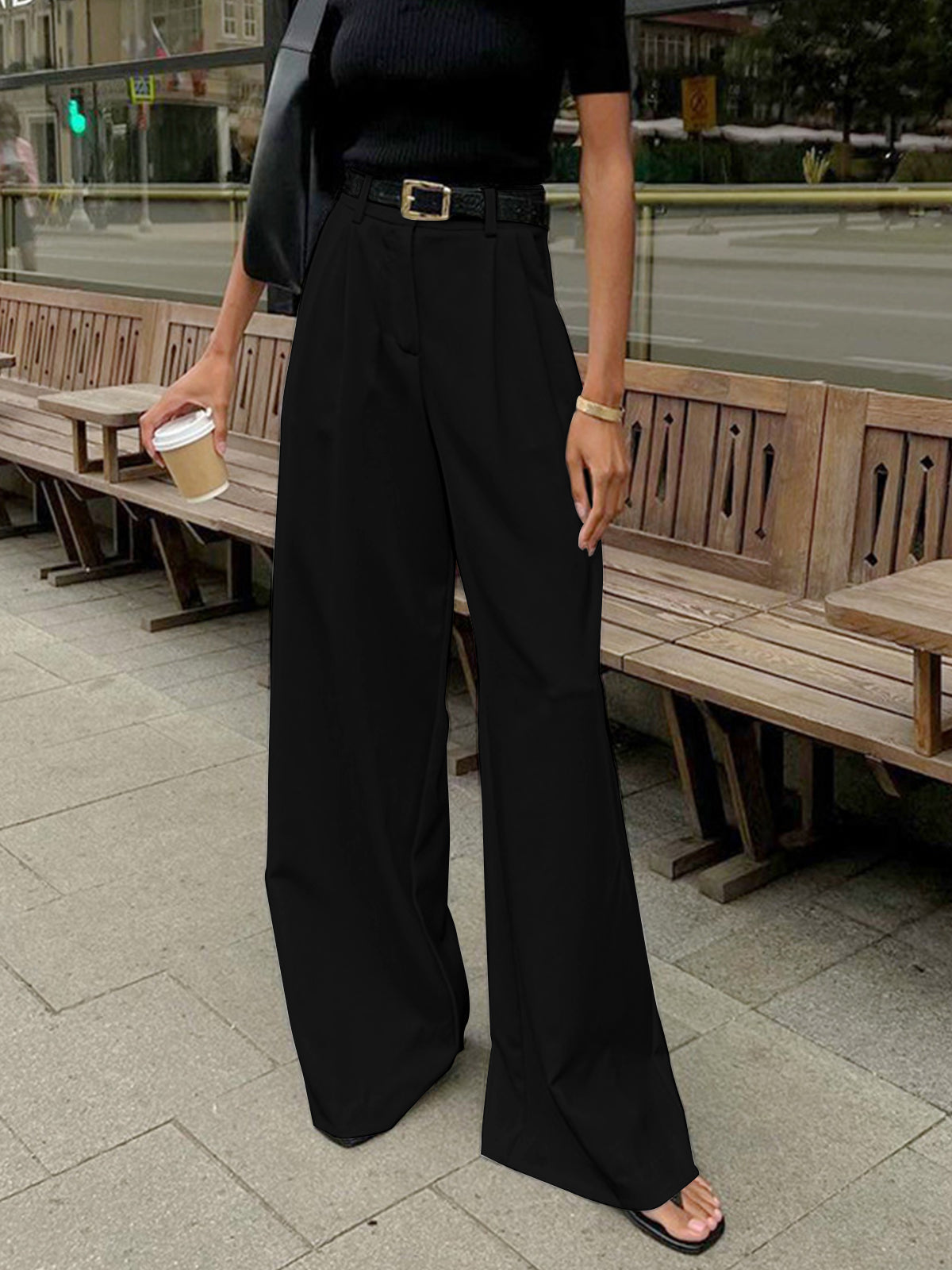 Aveline | Tailored Wide-Leg Trousers