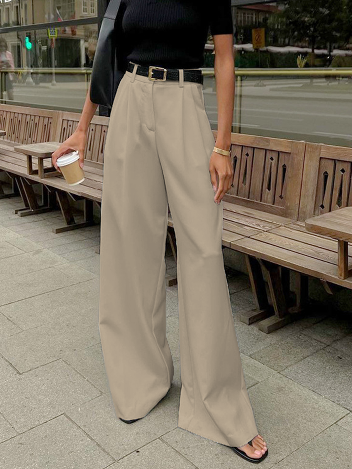 Aveline | Tailored Wide-Leg Trousers