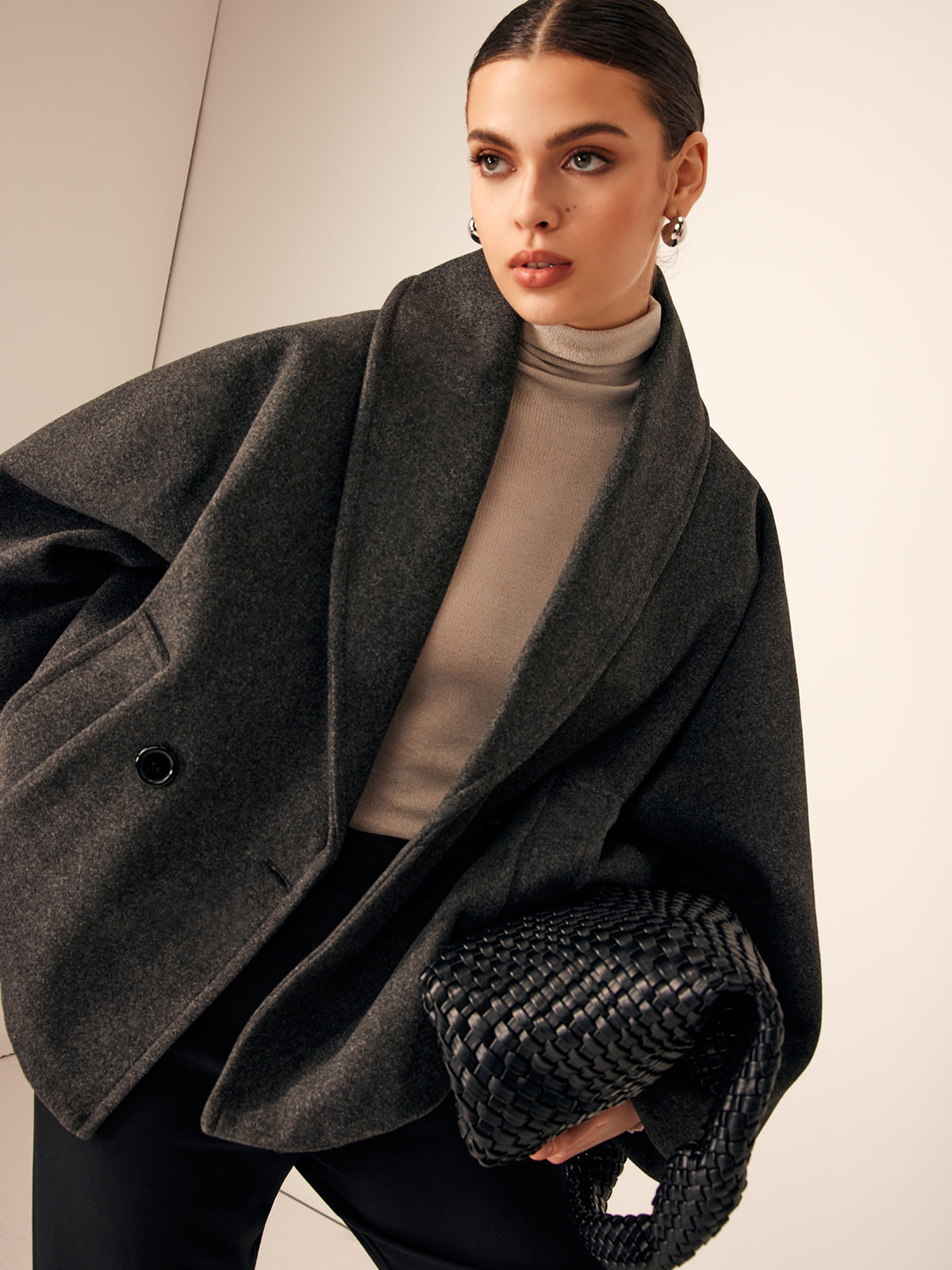 Élodie | Oversized Tweed Coat