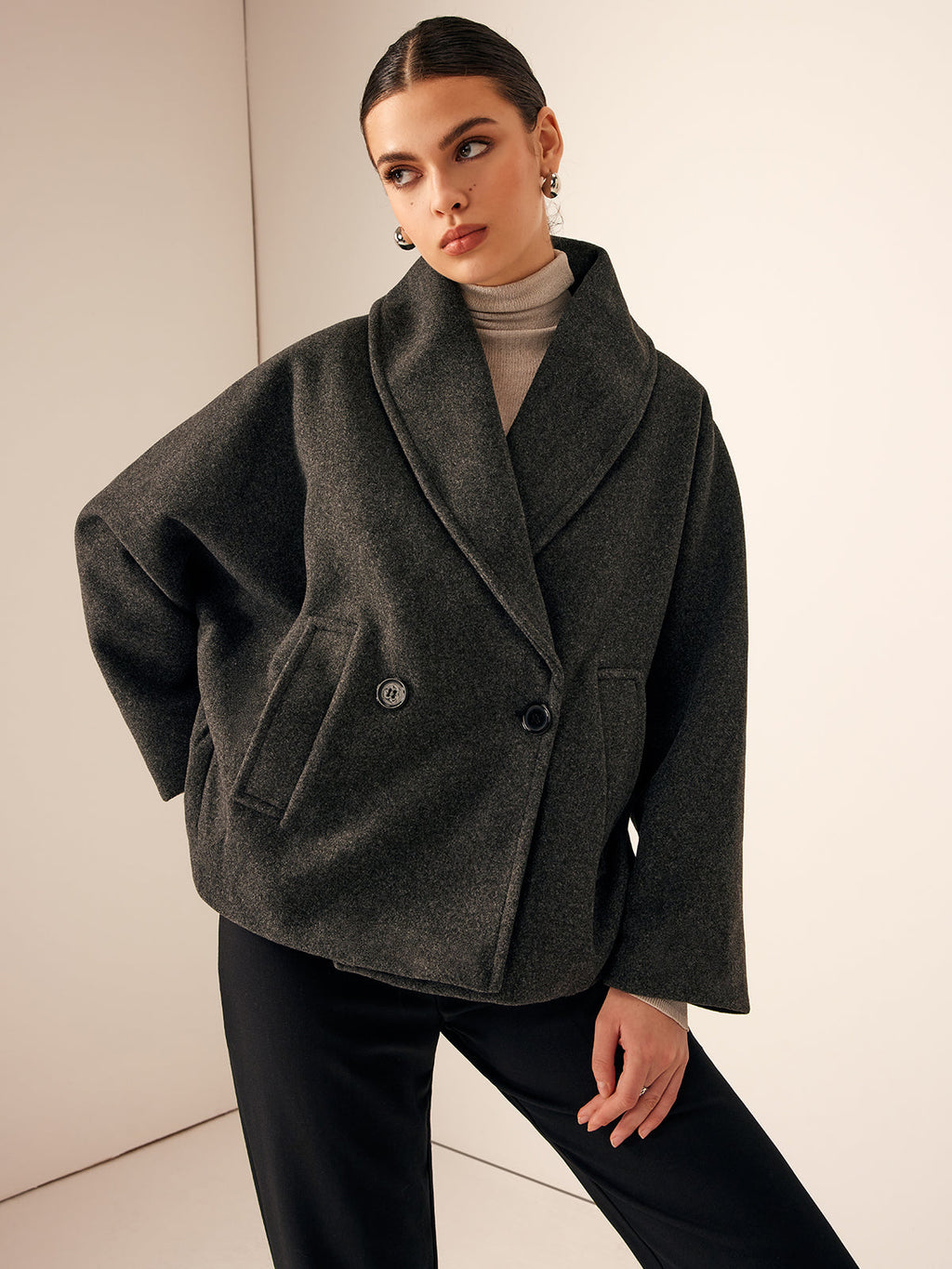 Élodie | Oversized Tweed Coat