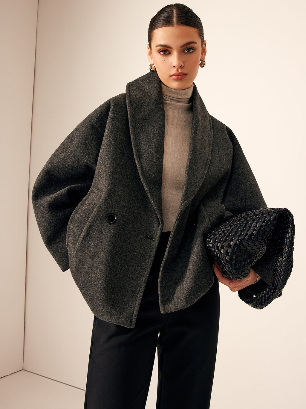 Élodie | Oversized Tweed Coat