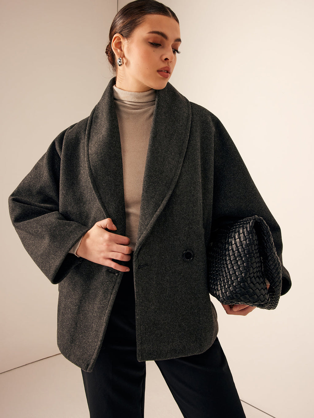 Élodie | Oversized Tweed Coat