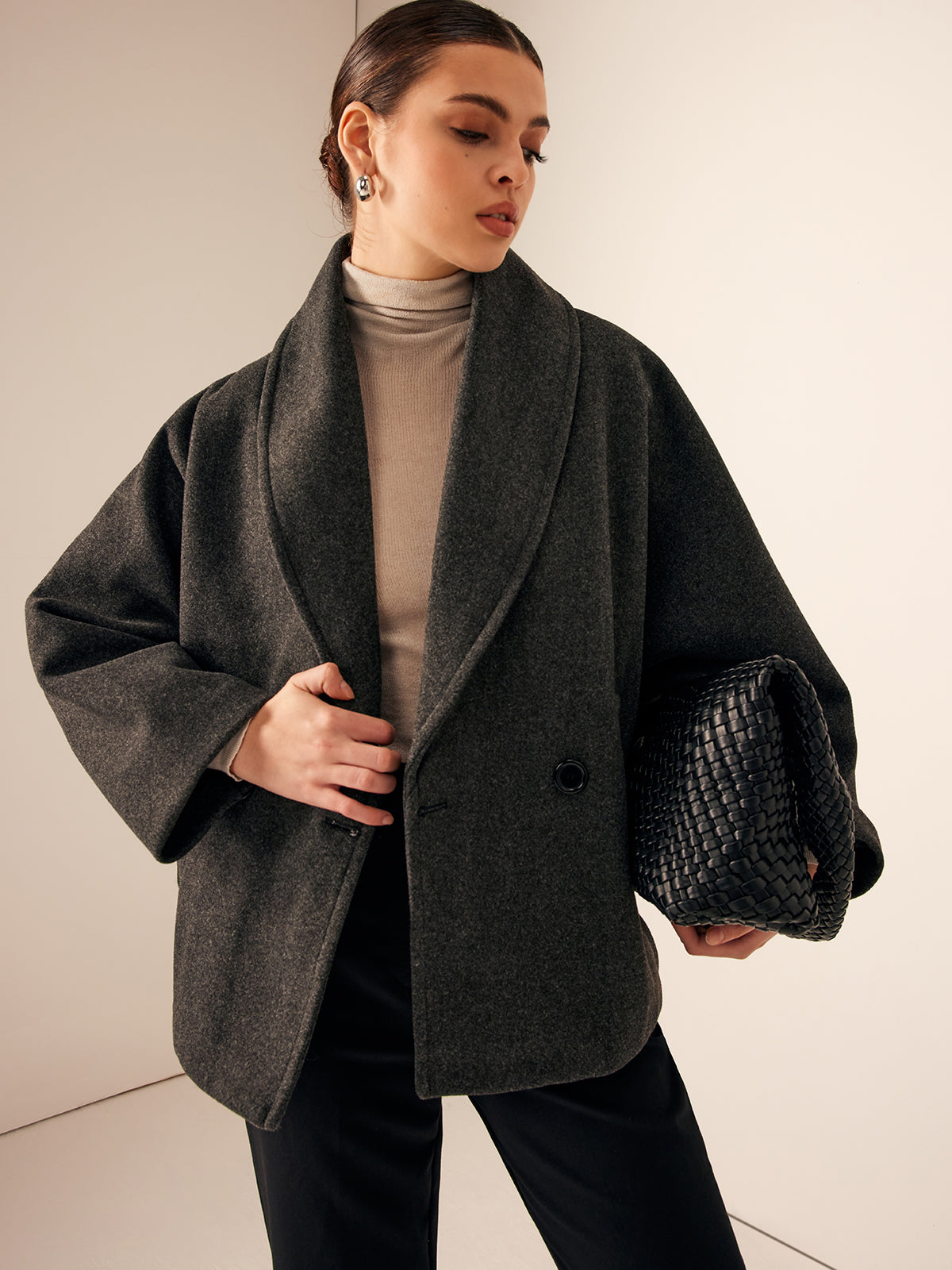 Élodie | Oversized Tweed Coat