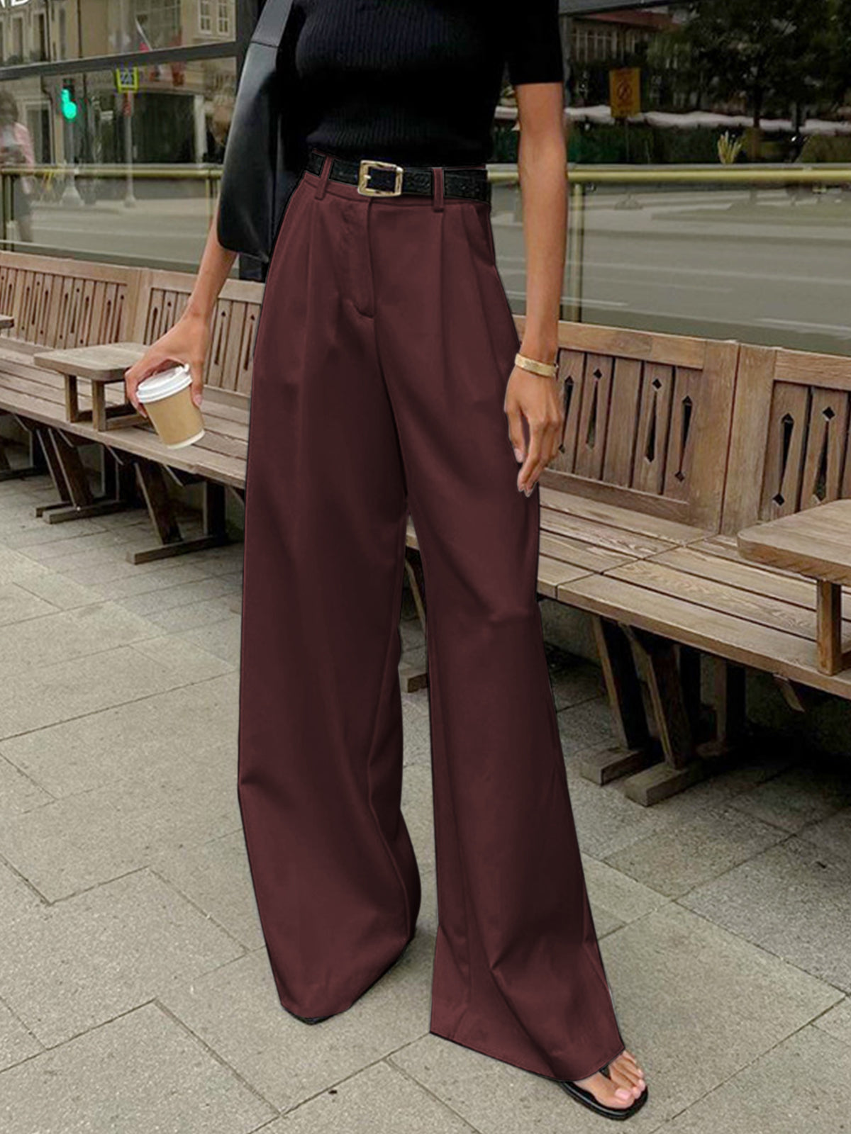 Aveline | Tailored Wide-Leg Trousers