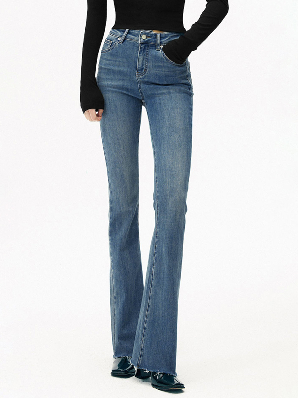 Celeste | High-Waist Bootcut Jeans