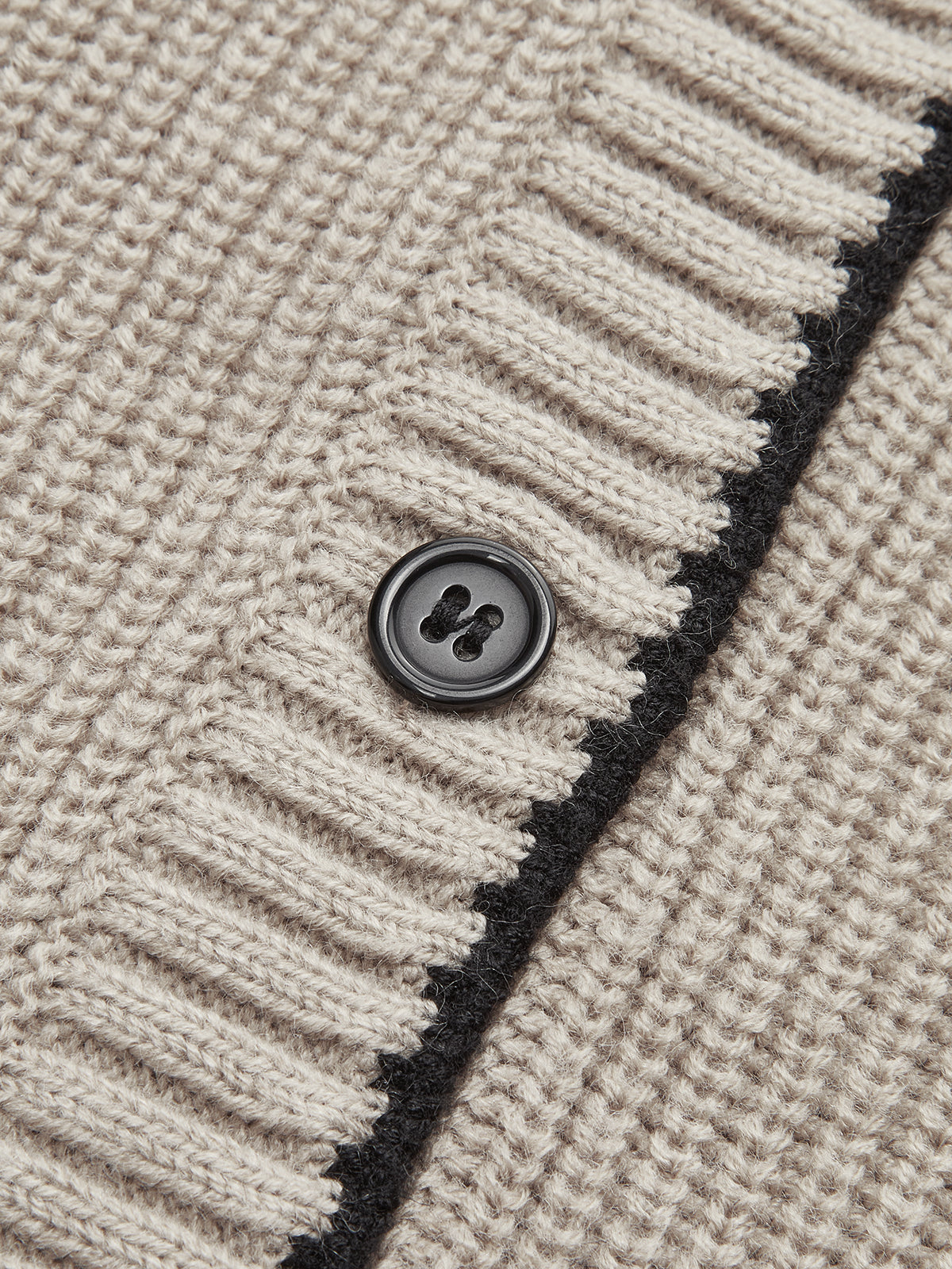 Rosalie | Tie-Neck Wool Blend Cardigan
