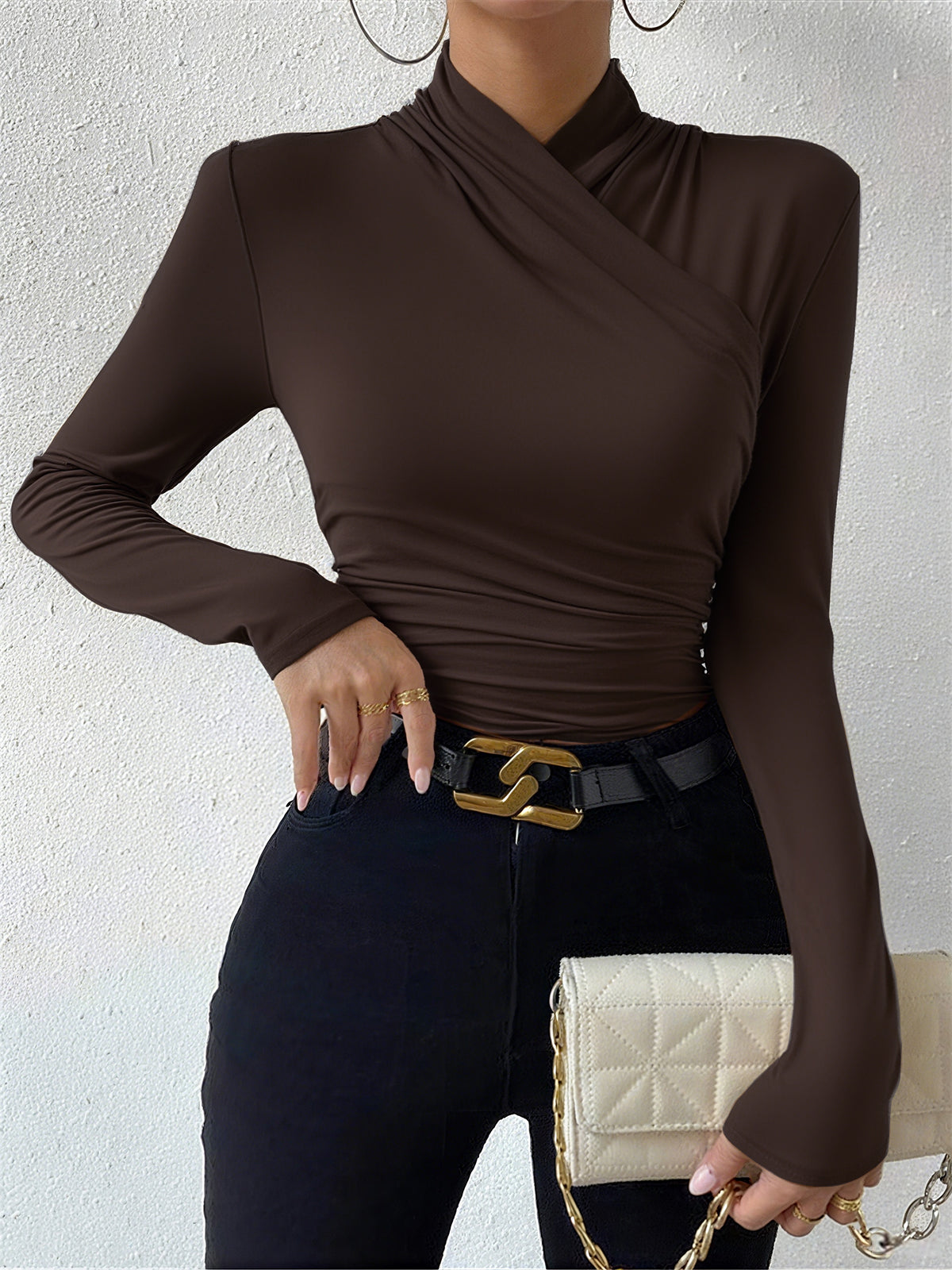 Alessia | Draped Cinched Top