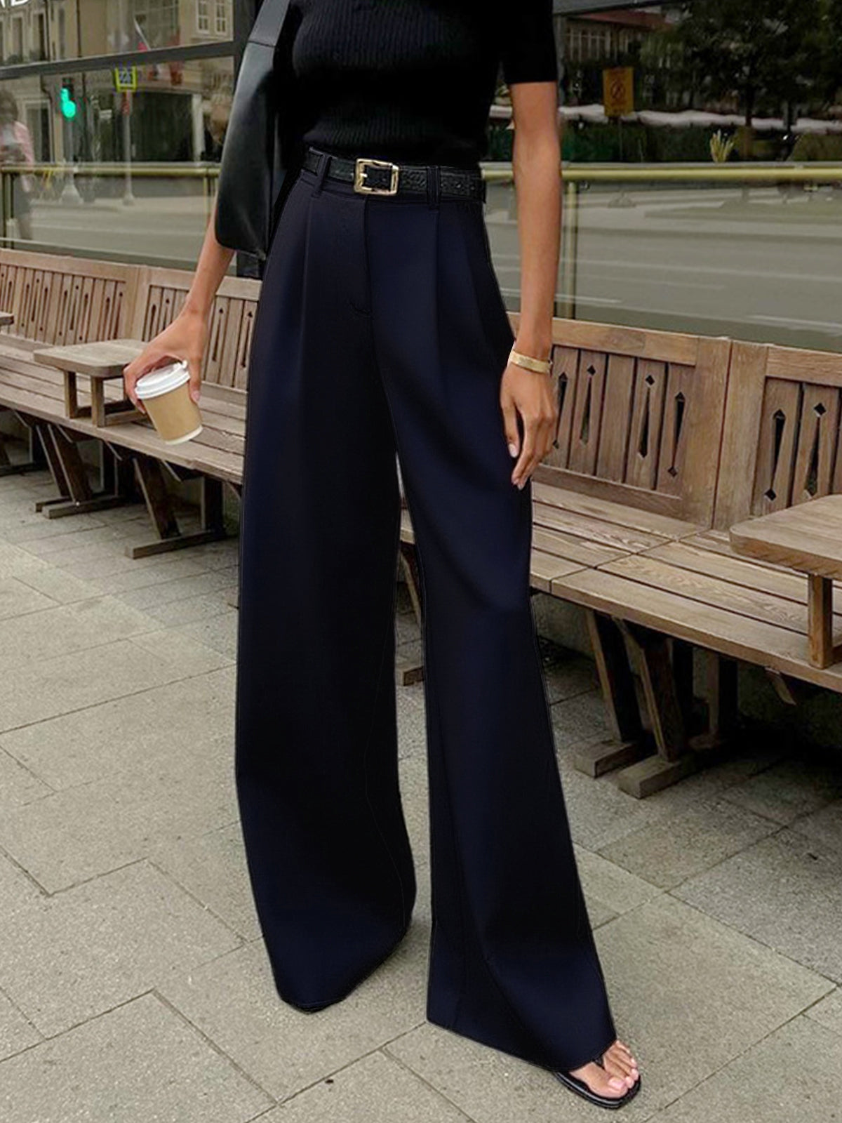 Aveline | Tailored Wide-Leg Trousers