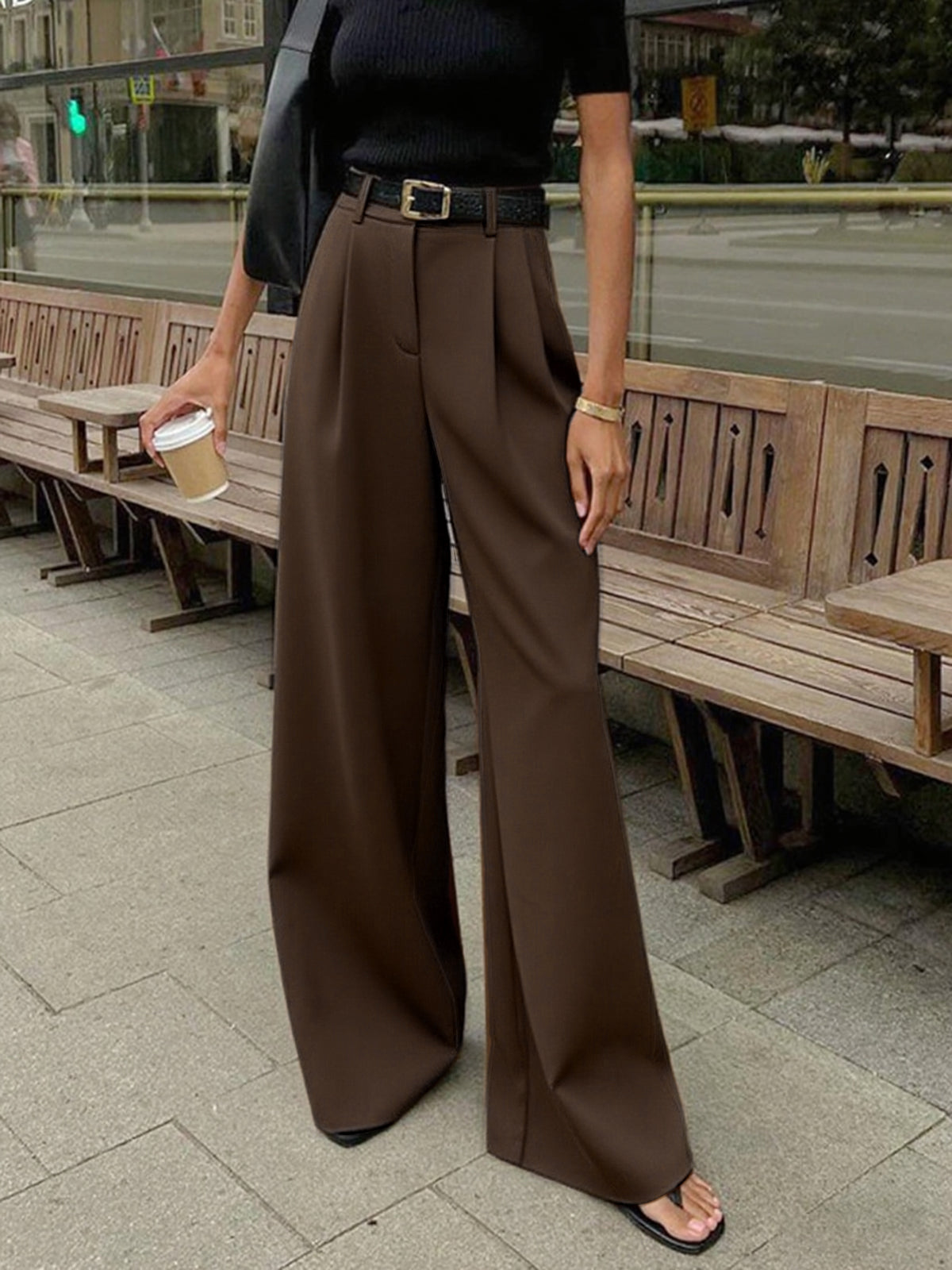 Aveline | Tailored Wide-Leg Trousers