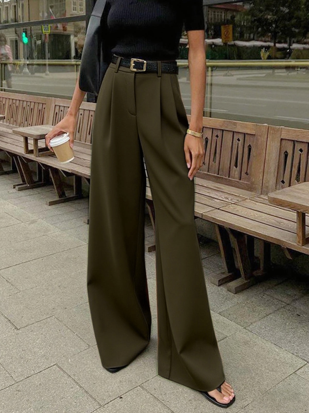 Aveline | Tailored Wide-Leg Trousers