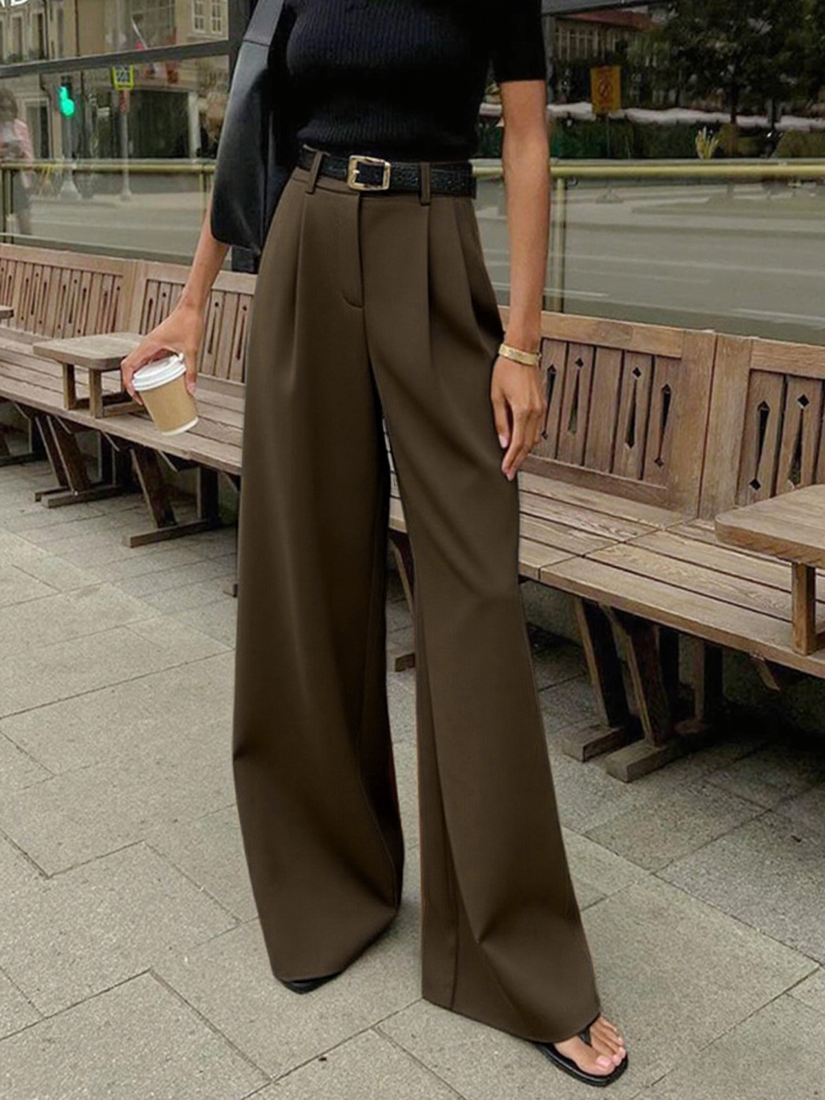 Aveline | Tailored Wide-Leg Trousers