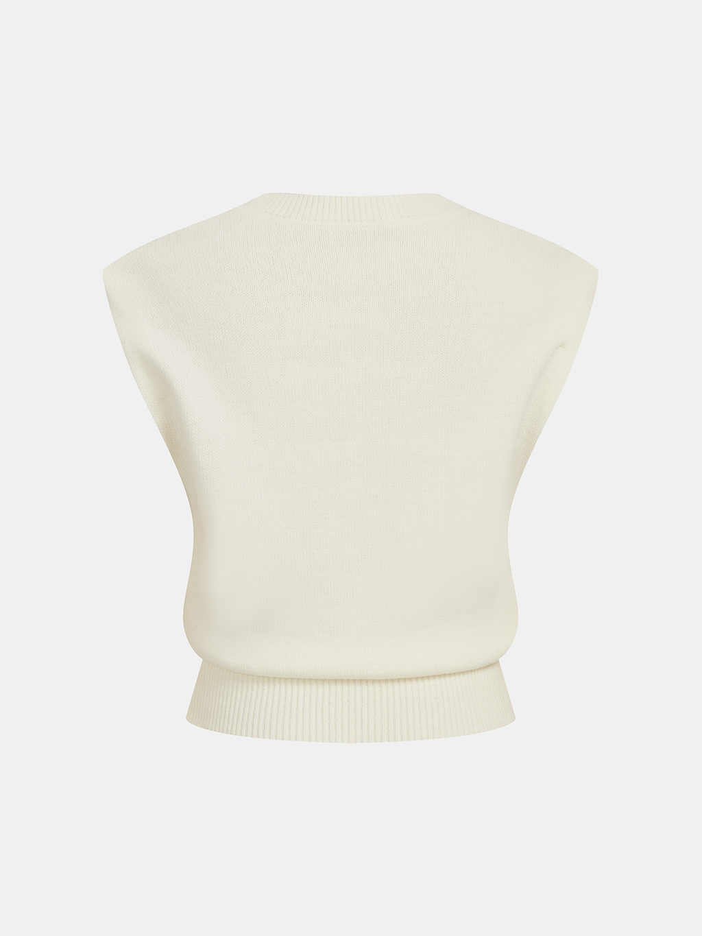Florence | Floral Appliqué Knit Vest