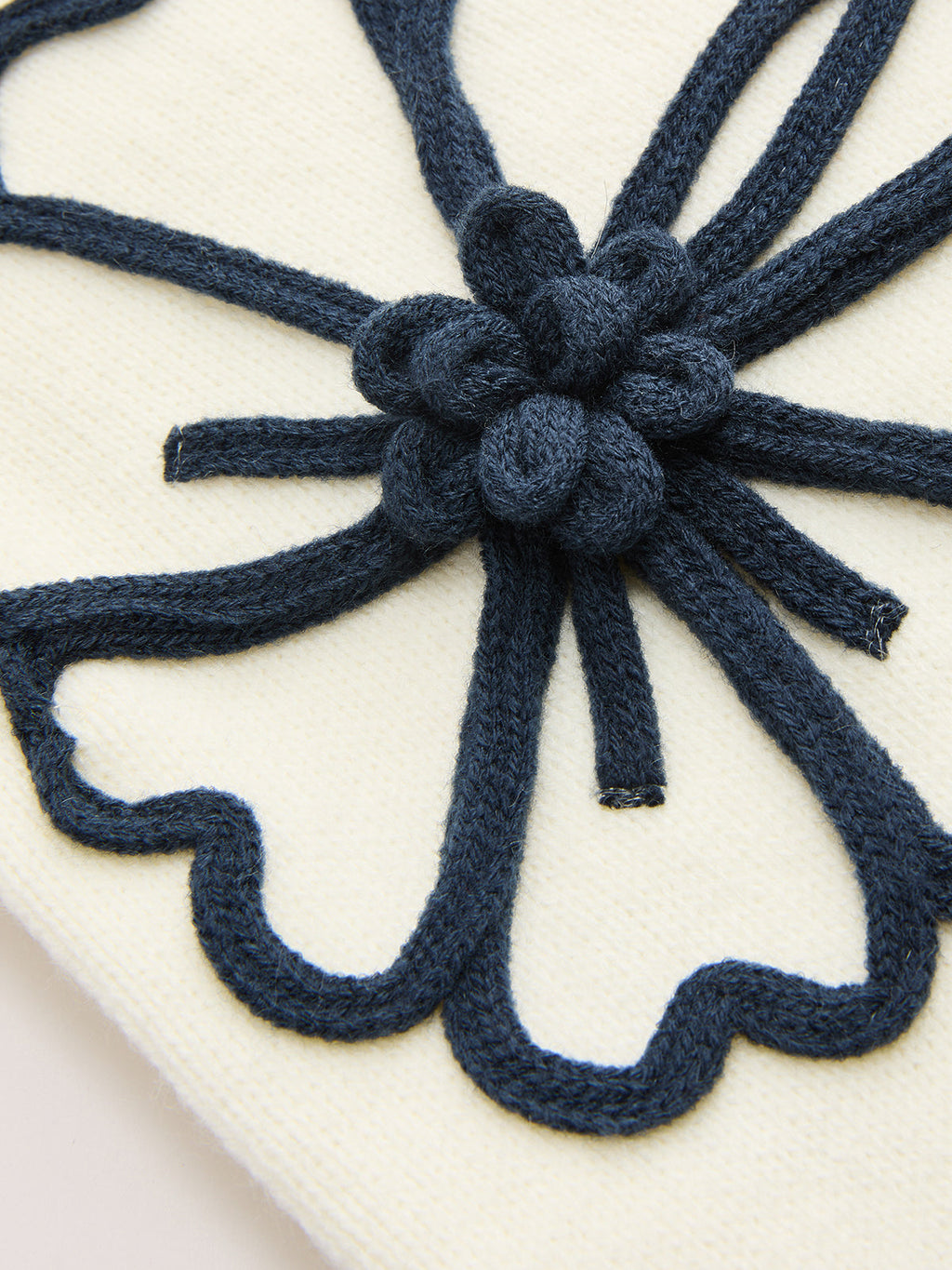 Florence | Floral Appliqué Knit Vest