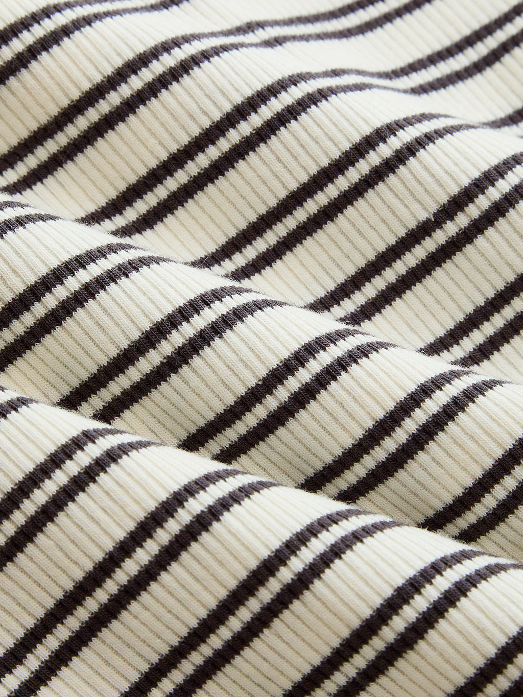 Juliette | Striped Polo Long Sleeve Top