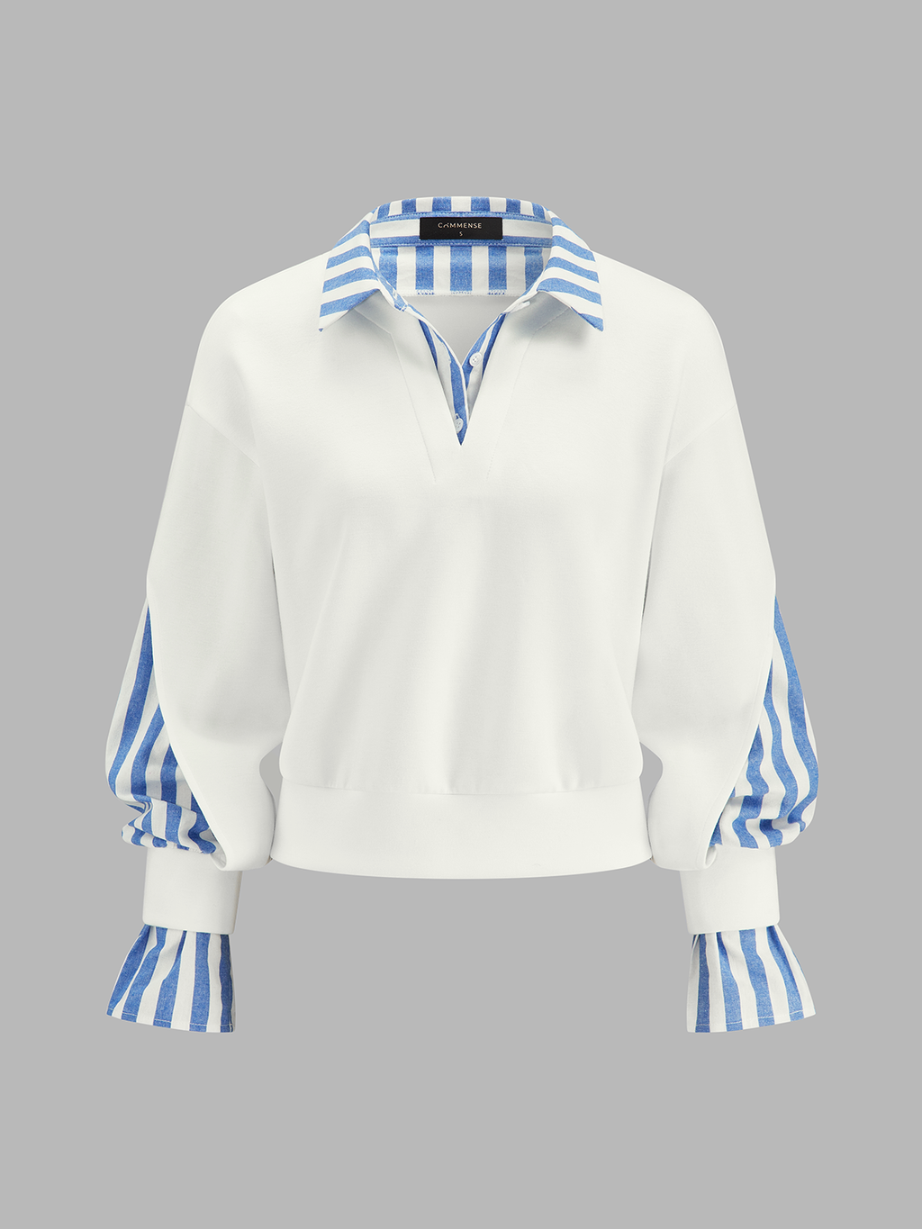 Léonie | Layered Striped Sweatshirt