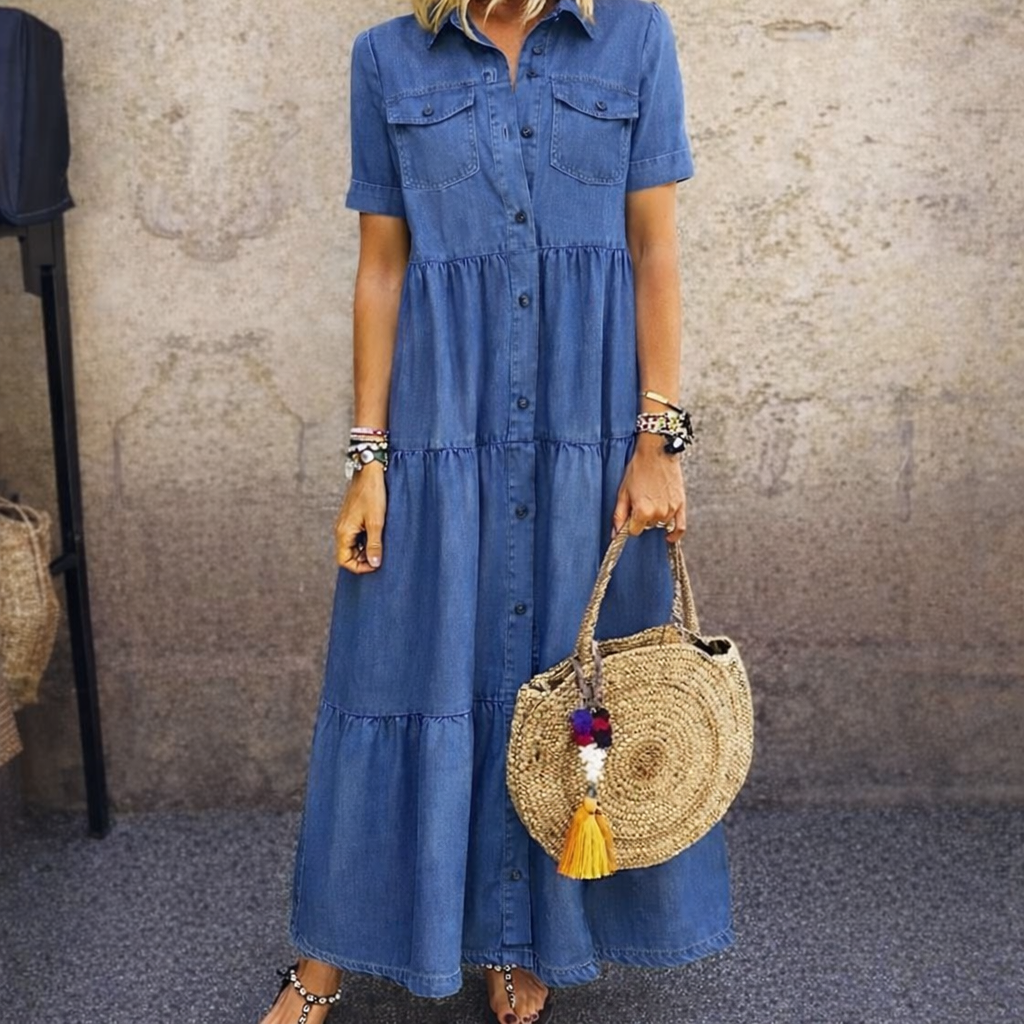 Elisabeth | Button-Front Midi Dress