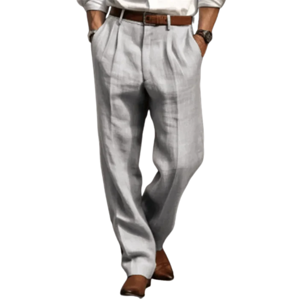 Capri Comfort Linen Trousers