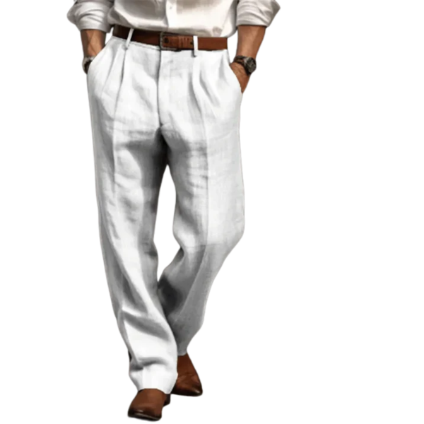 Capri Comfort Linen Trousers