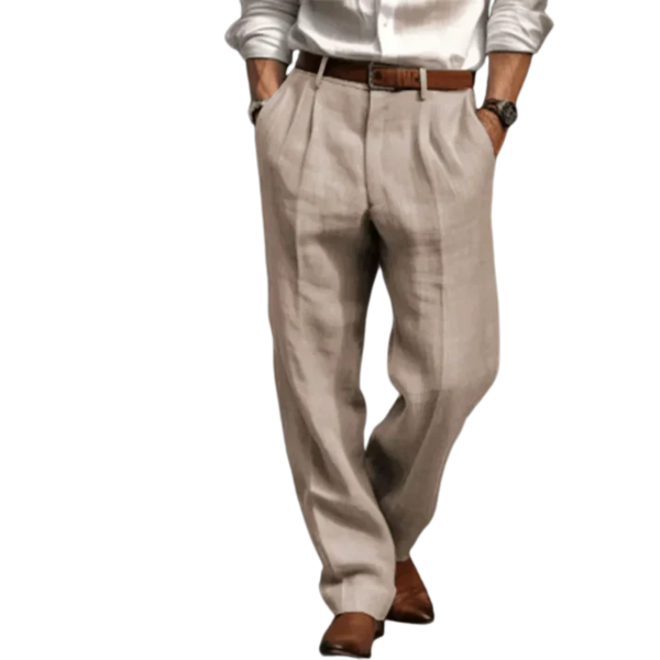 Capri Comfort Linen Trousers