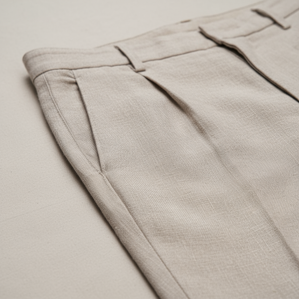 Capri Comfort Linen Trousers