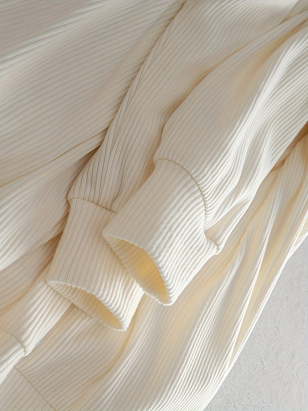 Stijlvolle wintertrui voor heren – geribd tricot met omslagkraag