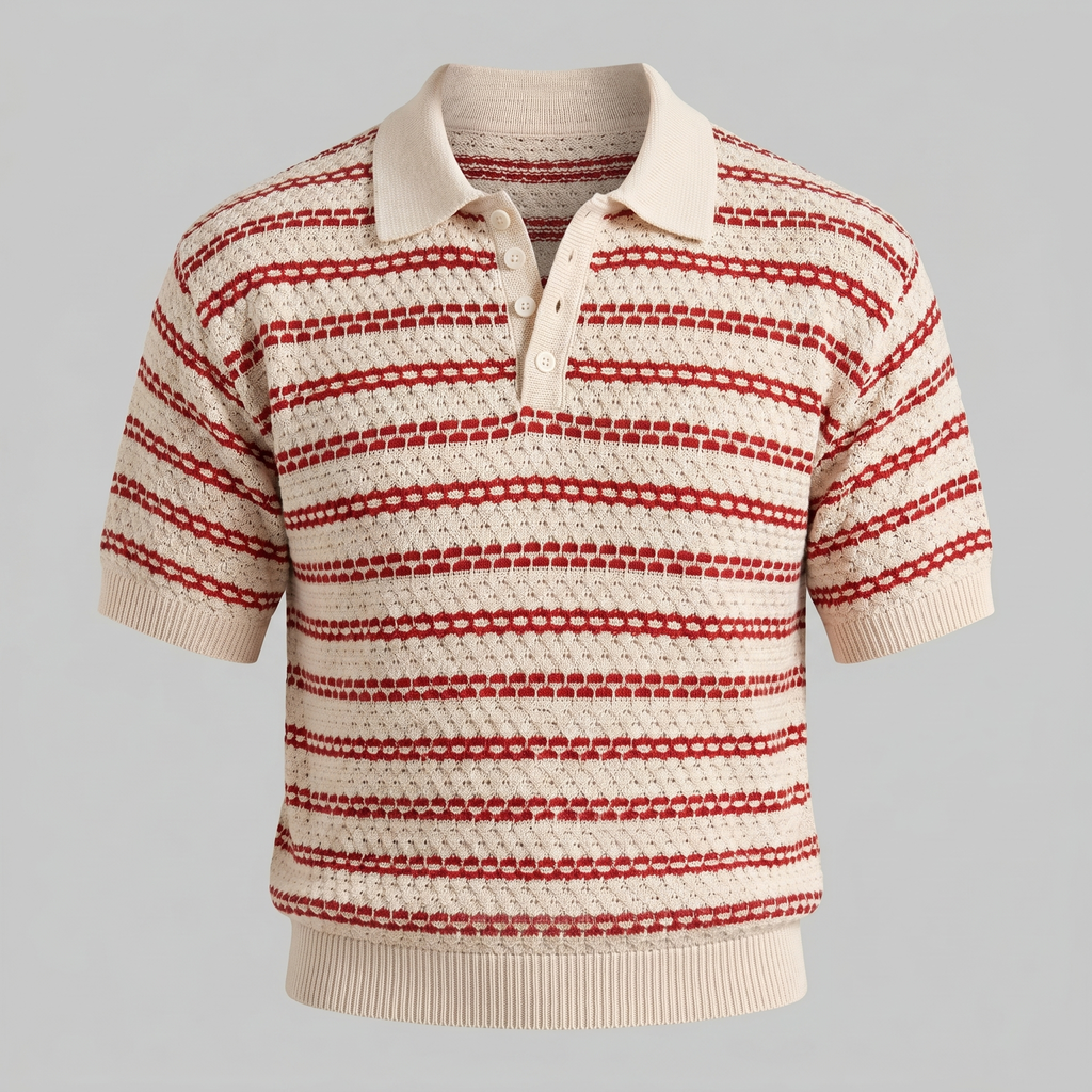 Capri Crochet Polo
