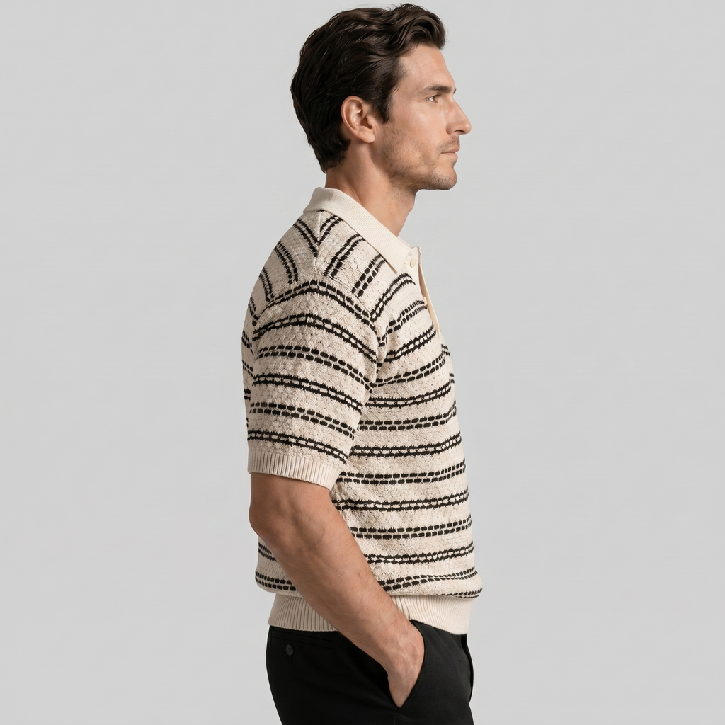 Capri Crochet Polo