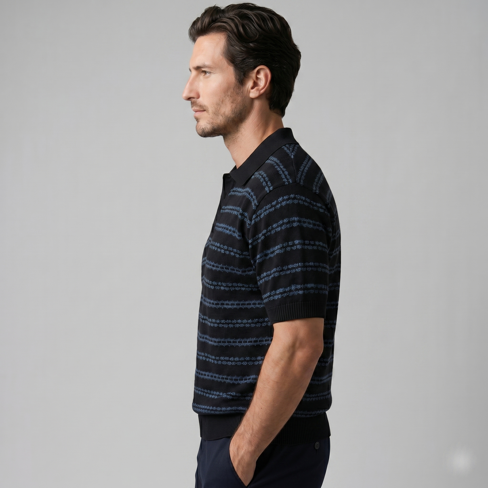 Capri Crochet Polo
