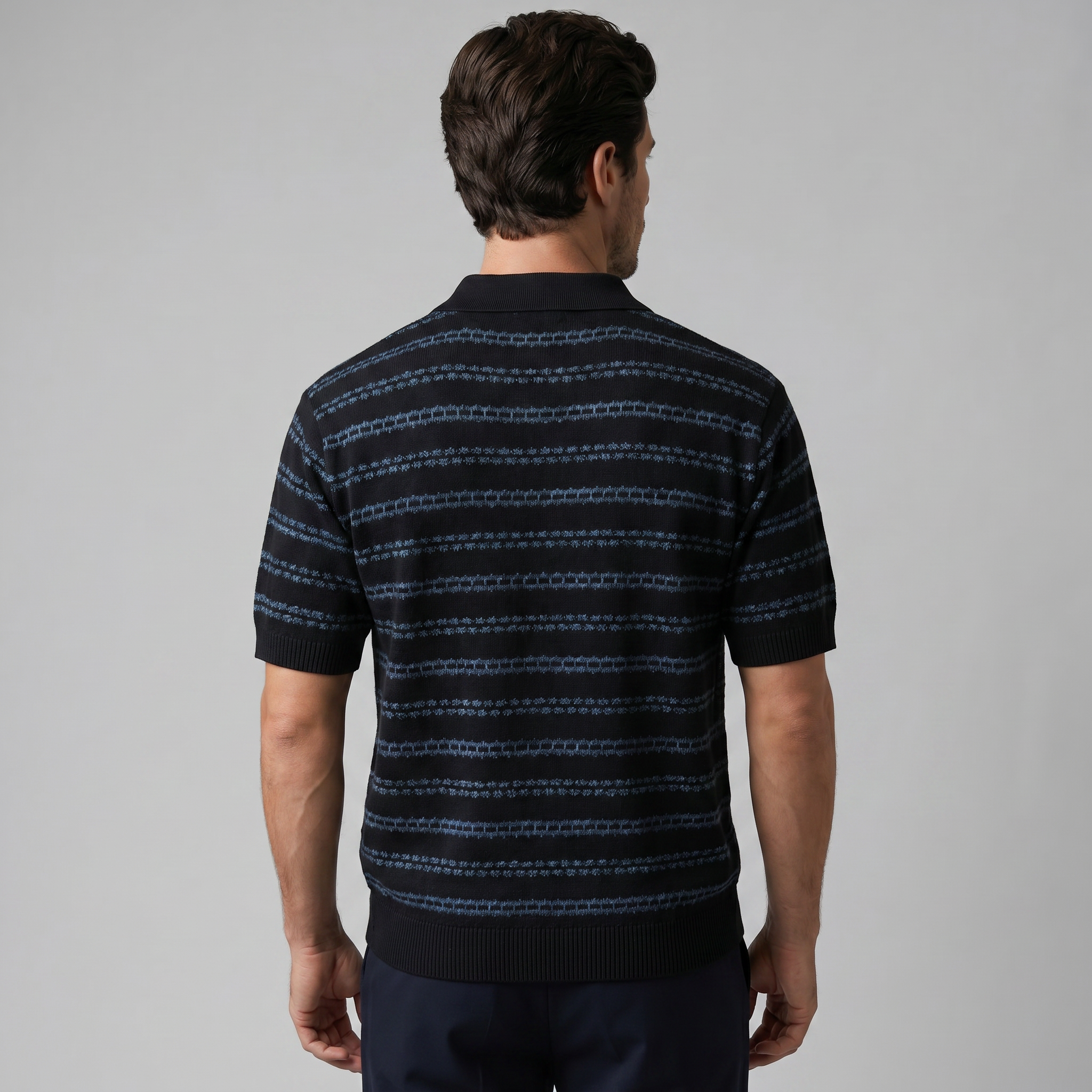 Capri Crochet Polo