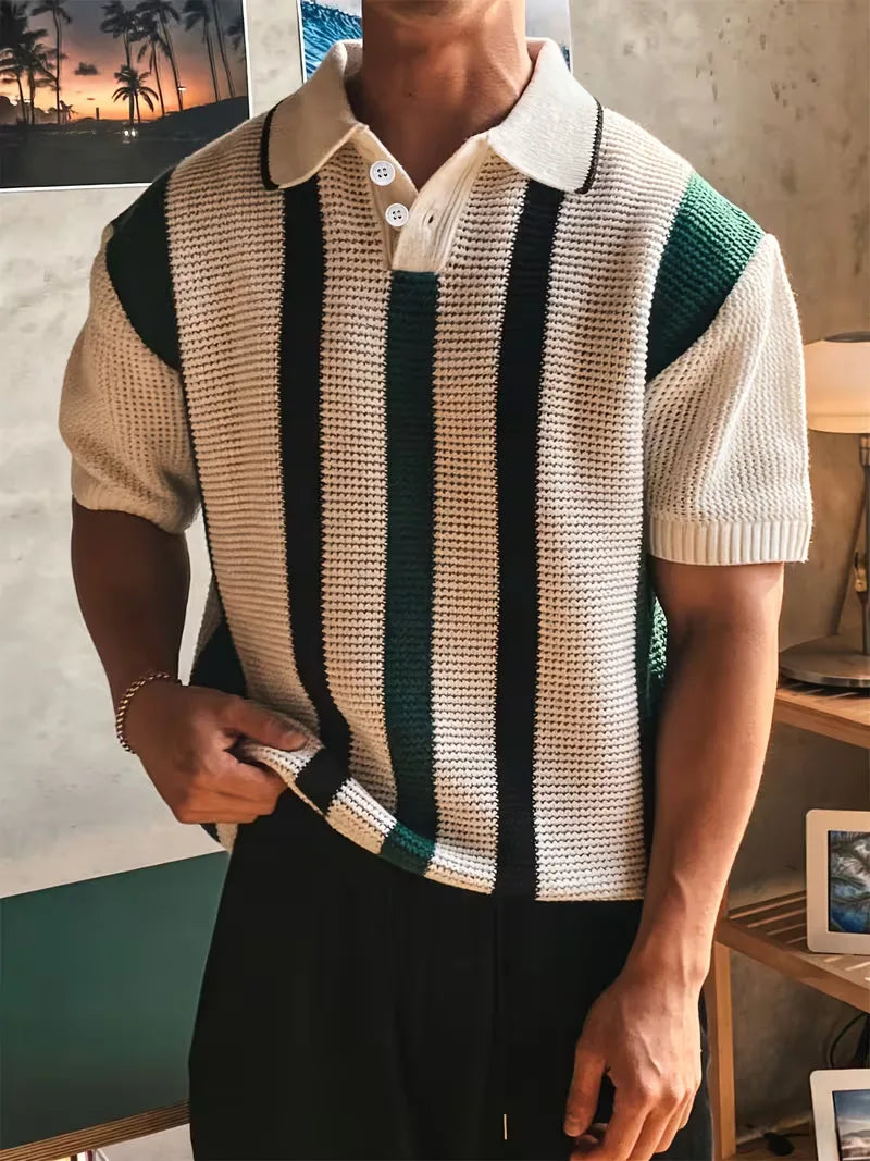 Santino Striped Polo