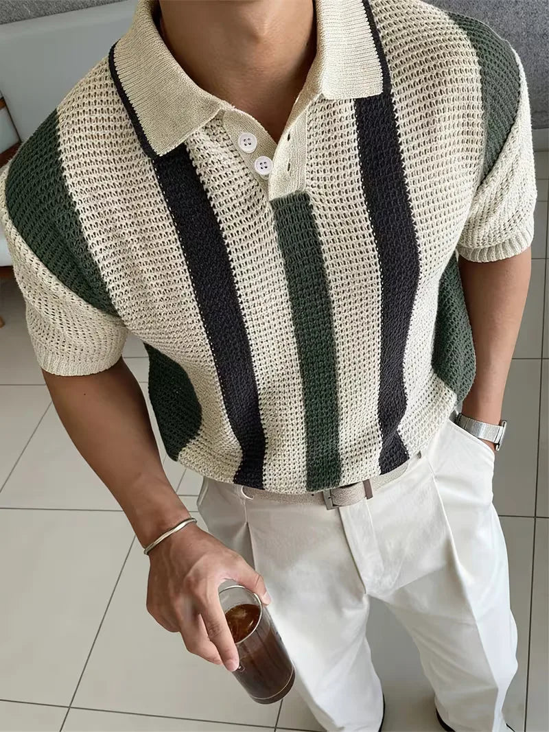 Santino Striped Polo