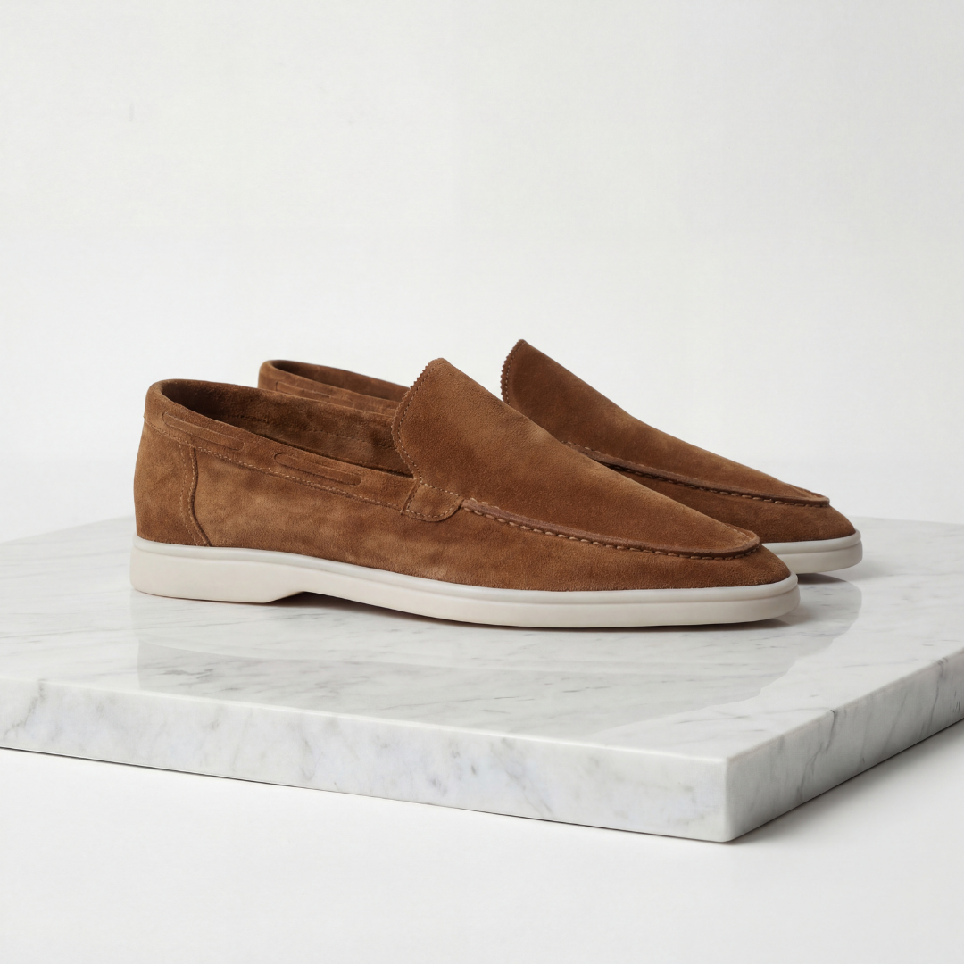 Men's Suede Loafers | Classic Casual Formal Shoes
